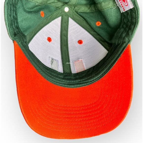 Miami Hurricanes Hat Canes Cap Green Adjustable College Football Teamwear Sports - Picture 8 of 9